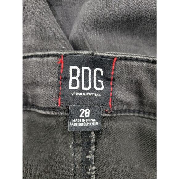 Urban Outfitters BDG‎ Flare Bell Bottom Stretch Denim Jeans Size 28 Washed Black - Picture 14 of 14